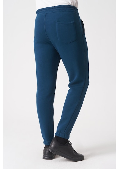 White Stone São Paulo 2424 Pamuklu Likralı Slim Fit Eşofman Altı Mavi Mavi