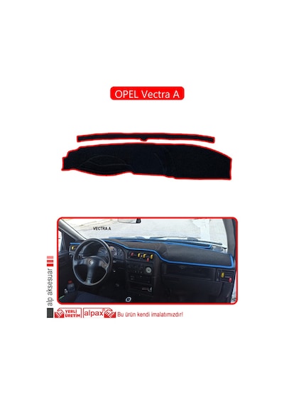 Opel Vectra Atorpido Koruma Halısı Kırmızı Kenar