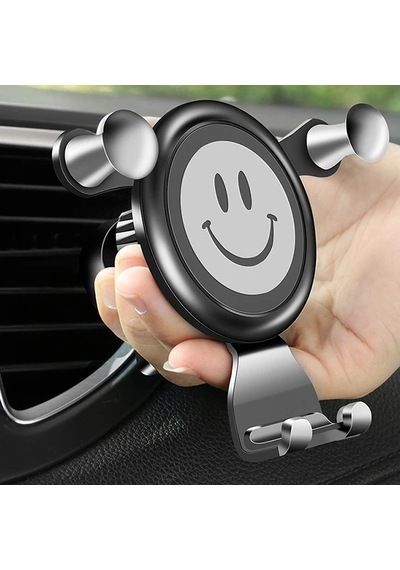 Ally R-054 Gravity Smile Universal Cep Telefonu Araç Tutucu- 5775 Siyah-gri