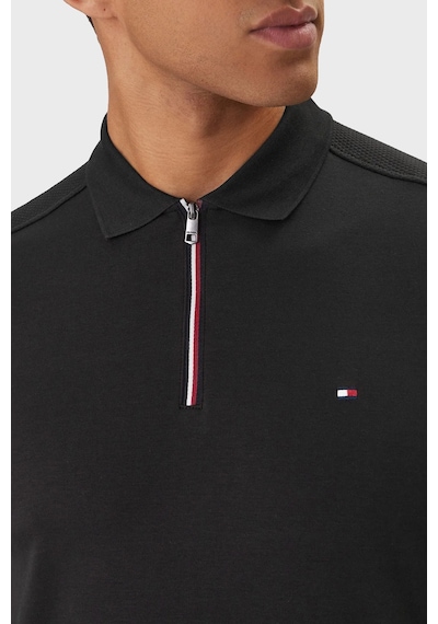 Tommy Hilfiger Erkek Polo Yaka T Shirt Mw0mw41613 Bds Siyah Siyah