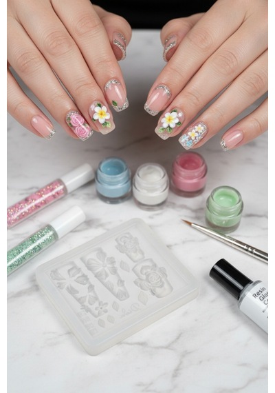 Nail Art Silikon Kalıp 3d Nail Art Desen Kalıbı, Tırnak Süsleme Desen Charm Tırnak Çarm 39 Nail Art Silikon Kalıp 3d Nail Art Desen Kalıbı, Tırnak Süsleme Desen Charm Tırnak Çarm 39