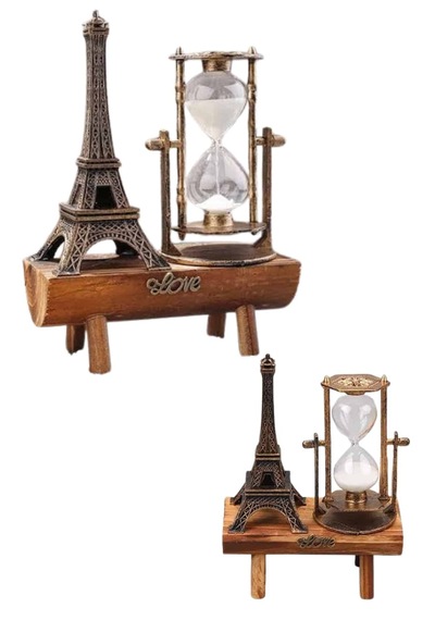 Paris Eyfel Kulesi Hediyelik Eyfel Retro Kum Saati Dekoratif Eşya Yeni Nesil Diğer