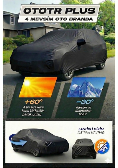 Peugeot 3008 Araç Brandası Siyah