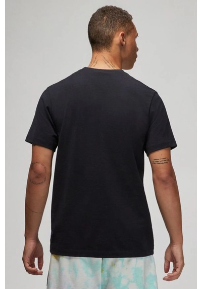 Nike Jordan Mens Tee Grafik Baskılı Pamuklu Erkek Tişört Siyah