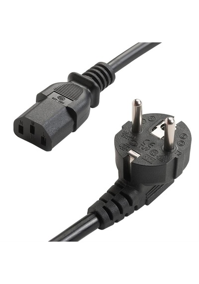1.5 Metre Pc Power Güç Kablosu 3x1mm Iec-60320 C13 Di Şi - Schuko/ti P F Erkek Fi Ş Uçlu