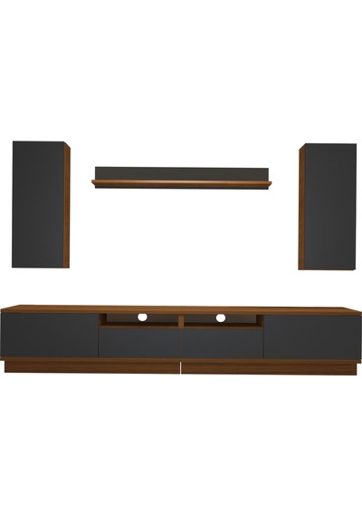 Decoraktiv Trendstyle 5220ds Mdf Tv Ünitesi Tv Sehpası Ceviz - Antrasit