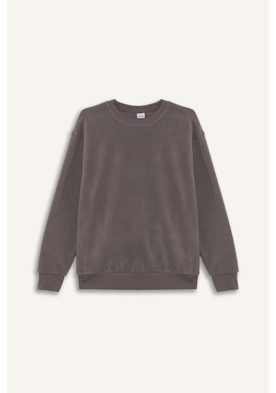 Defacto Relax Fit Bisiklet Yaka Polar Sweatshirt F3685ax25wngr308 Gri-gr308 Defacto Relax Fit Bisiklet Yaka Polar Sweatshirt F3685ax25wngr308 Gri-gr308