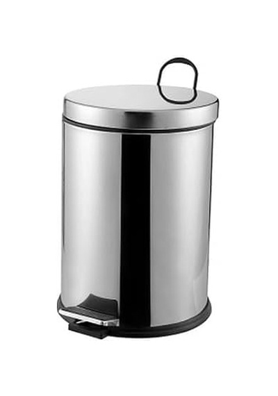 Pedallı Çöp Kovası Krom 12 Lt 000302 Çok Renkli
