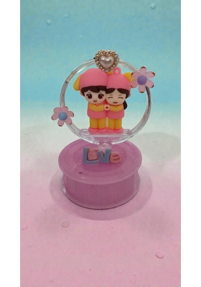 Sevgililer Gününe Özel Sevgili Love Fanus Işıklı Hediyelik Doum Günü Boyut:12cm 8cm