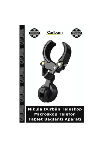 Nikula Dürbün Teleskop Mikroskop Telefon Tablet Bağlantı Aparatı Cihaz Bağlantısı Fotoğraf Çekim