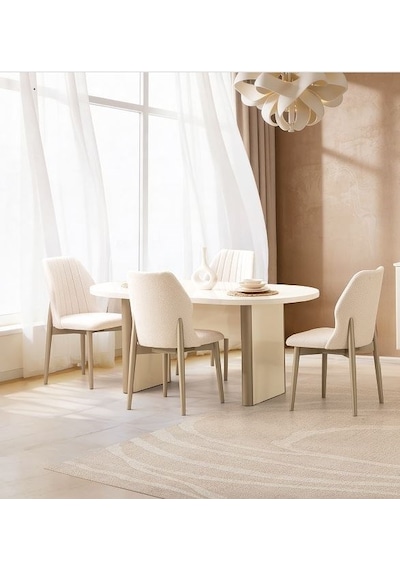 Atlas Mdf Masa Ve 6 Adet Sandalye Aytaşı