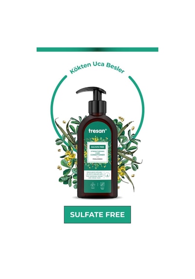 Tresan Çemen Otu Güçlendirici Sülfatsız Bakım Saç Kremi 300 Ml 3 Adet