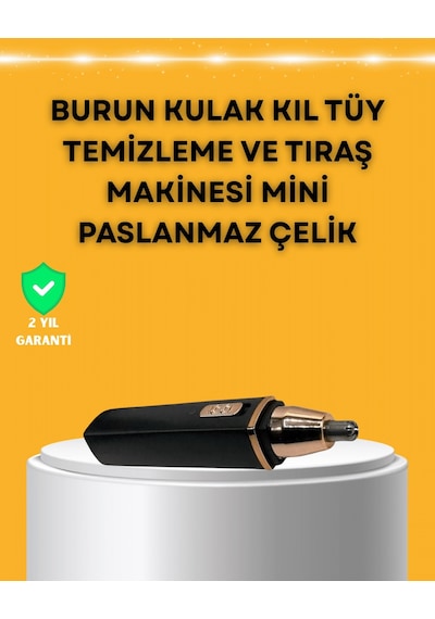Mey İthalat Usb Şarjlı Sessiz Burun Ve Kulak Kılı Temizleme Cihazı