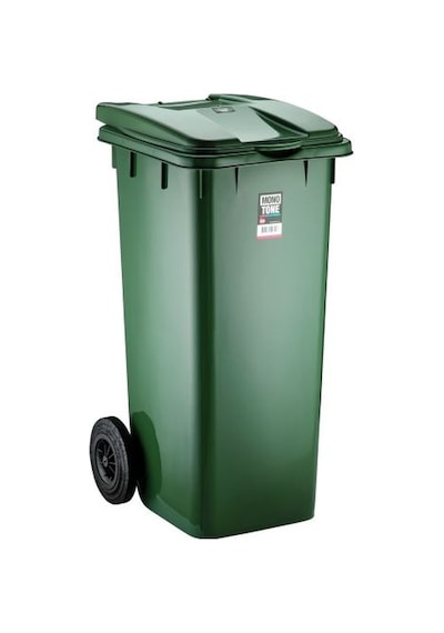 Mono Tone Çöp Kovası - 120 Lt Bo996 Yeşil