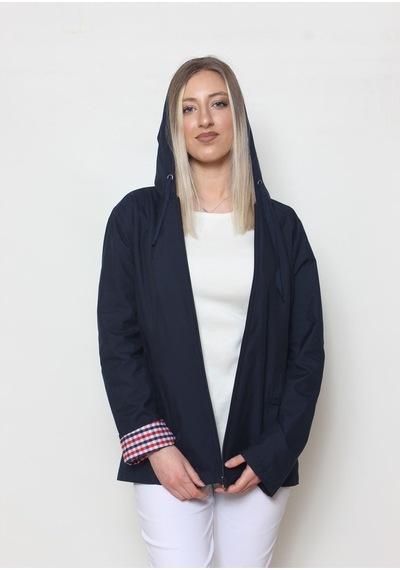 CottonCool Kadın Su Geçirmez Yağmurluk Rüzgarlık Lacivert