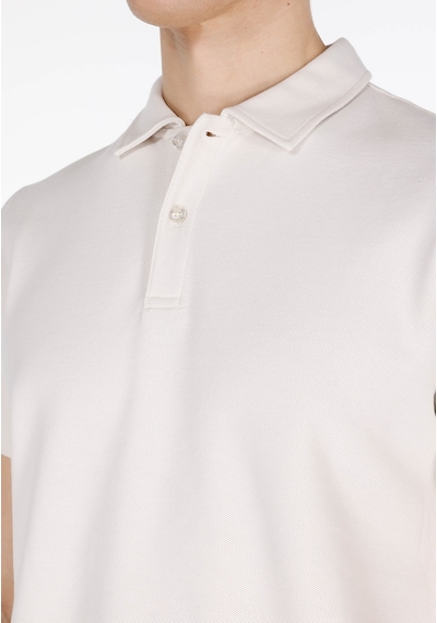 Colin's Colins Regular Fit Polo Yaka Düz Erkek Taş Kısa Kol Tişört Cl1074175 Q1.v2 Lst Taş