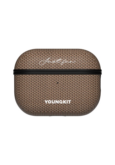 Apple Uyumlu AirPods Pro Kılıf Magsafe Aramid Fiber Youngkit 1500d Kevlar Extreme Wing Serisi Gold