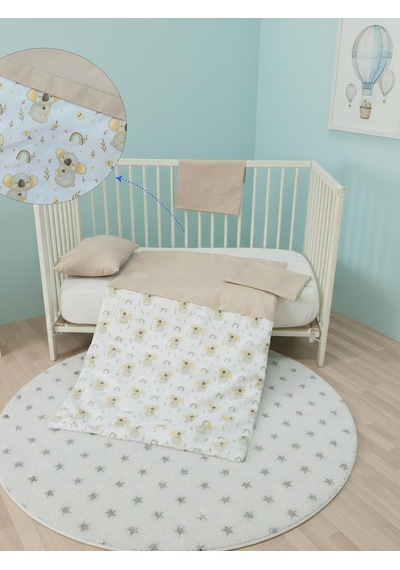 Yuar Baby Bebek Nevresim Seti - Kahverengi