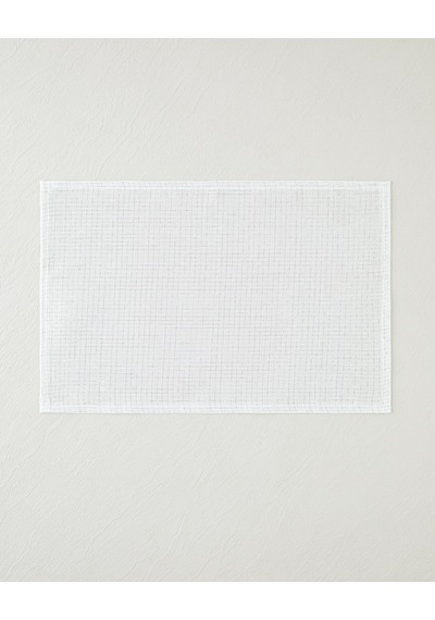 English Home Soft Glow Polyester 4'lü Amerikan Servis 30x45 Cm Beyaz