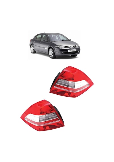 Megane 2 Sağ Ve Sol Takım Stop Lambası 2 Adet Renault Megane 2