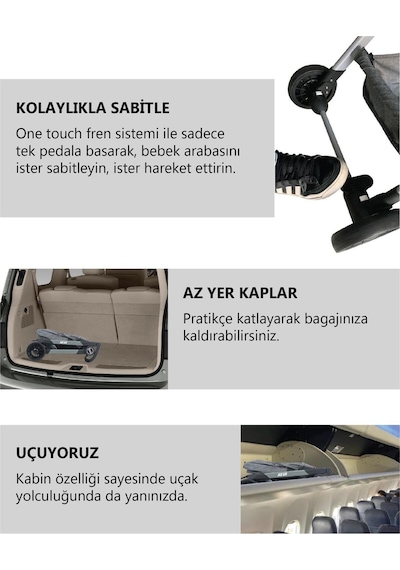 Convers Neva Yeni Nesil Cabin Çift Yön Bebek Arabası Bej 8594589625207