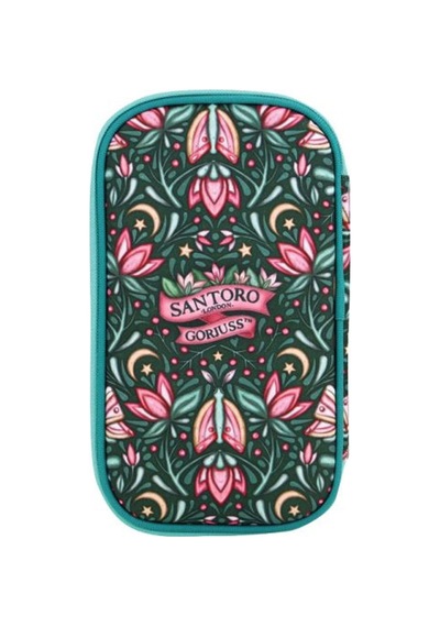 Santoro Gorjuss Woodland Wildflower Oval İçi Dolu Kalem Çantası 1046gj24 Karışık