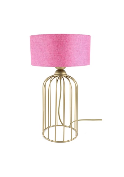 Tema Masa Lambası Eskitme Pembe Şapka