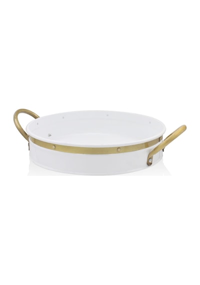 The Mia Galvin Tepsi Beyaz 30 cm