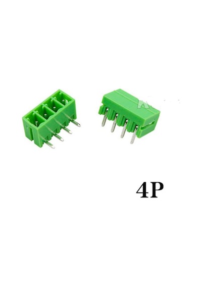 Geçmeli Klemens 4 Pin 3.81mm Erkek 90 Derece