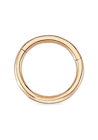 Rose Altın Sade Halka Tragus Piercing Küpe As25Pcr2 Altınsepeti Altın