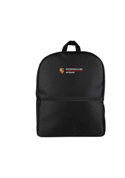 Porsche Logo Motorsport Siyah Sırt Çantası