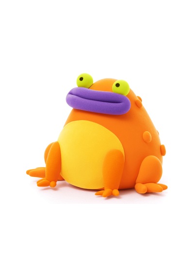 Hey Clay Yaratıcı Kil Seti - Tarantula, Turtle, Orange Frog
