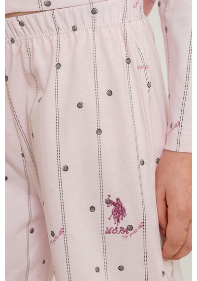U.S. Polo Assn. Kız Çocuk Gömlek Pijama Takımı Nakışlı Pembe Uzun Kol Pijama Takımı Us2726-c-v2 Us2726-c-v2 U.S. Polo Assn. Kız Çocuk Gömlek Pijama Takımı Nakışlı Pembe Uzun Kol Pijama Takımı Us2726-c-v2 Us2726-c-v2