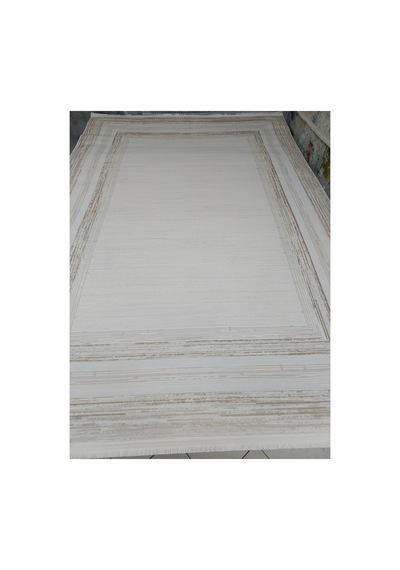 200x290 6m2 Akrilik Dokuma Uzun Ömürlü Halı Ekru Krem
