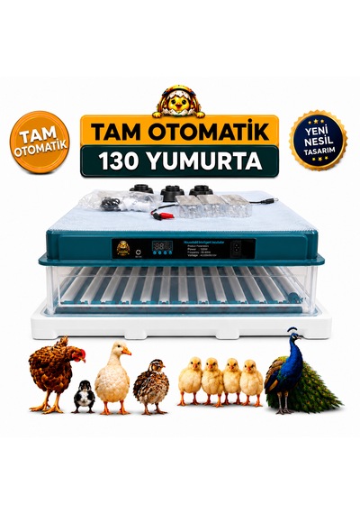 130 Yumurta Kapasiteli Tam Otomatik Kuluçka Makinesi