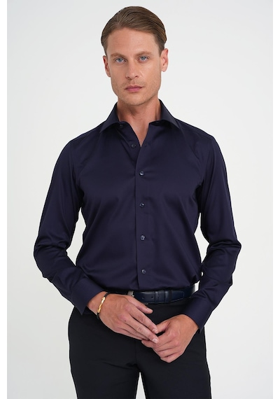 Efor Slim Fit %100 Pamuk Non Iron Kumaş Klasik Lacivert Gömlek Gk 734 Lacivert Efor Slim Fit %100 Pamuk Non Iron Kumaş Klasik Lacivert Gömlek Gk 734 Lacivert