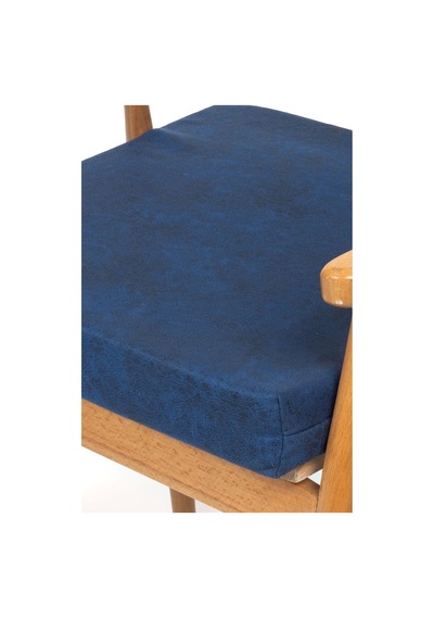 50x50x8cm Sandalye Minderi Dayanaklı Fermuarlı Yıkanabilir Kumaş Bahçe-balkon Minderi 1adet Mavi Mavi