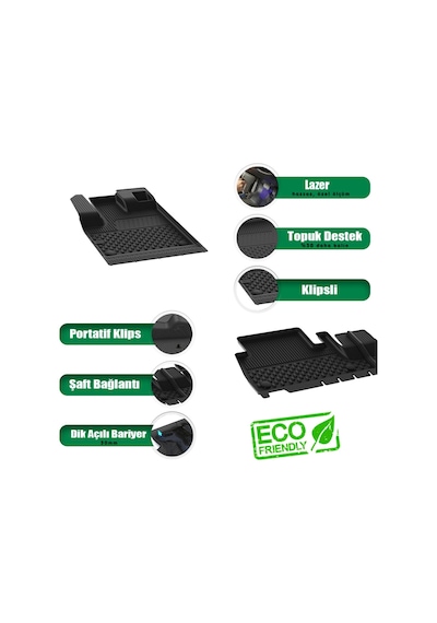 Cıtroen Berlingo 2019 + Uyumlu 3d Sahler Paspas