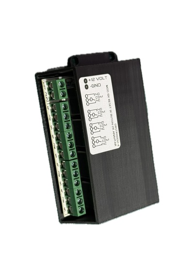 4 Kanal 12v Uzaktan Kumandalı Rf Modüllü Alıcı Verici + 4 Butonlu Kumanda Metal