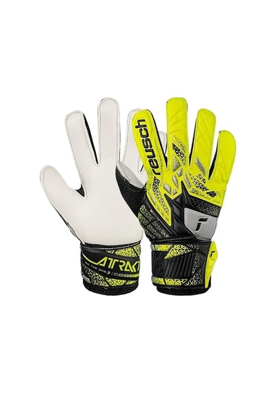Attrakt Solid Çocuk Kaleci Eldiveni Kemiksiz 5572515-7752-8 Neon Sarı