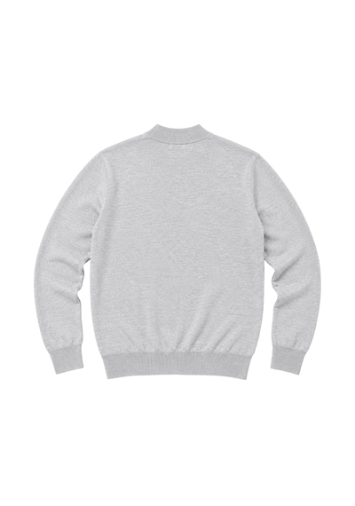 Battalmoda Erkek Büyük Beden Gri Yarım Balıkçı Triko Kazak 3xl-4xl-5xl-6xl