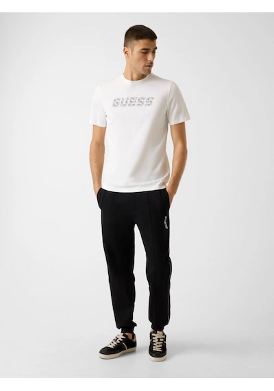 Guess Maska Bisiklet Yaka Kısa Kollu Erkek Beyaz T-shirt Z6rı15ı3z14-g018 Beyaz