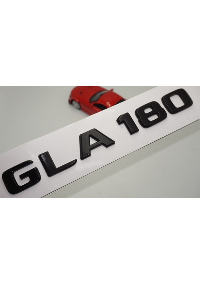 GLA 180 Bagaj Parlak Siyah ABS 3M 3D Yazı Logo