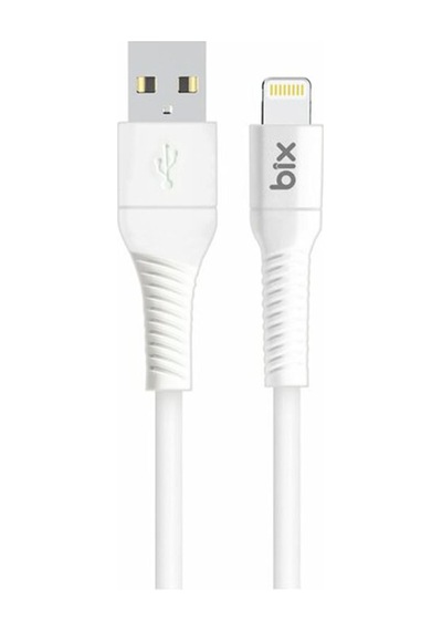 Bix Bx102l 18w Usb-a To Lightning Hızlı Şarj Ve Data Kablosu Beyaz 1 Metre
