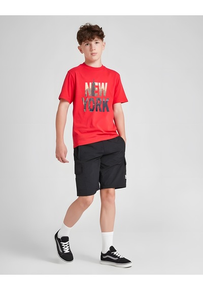 Uyguntarz Çocuk Newyork Baskılı Pamuklu Tshirt Kırmızı
