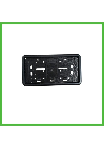 Vaveni Çerçeveli Dikdörtgen Plakalık Plaka Altlığı Siyah 32x17cm 1 Adet Arz