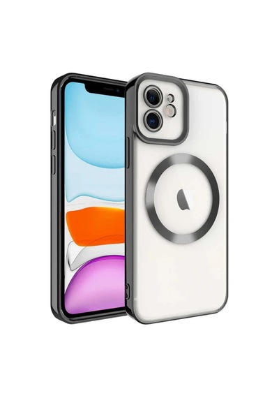 Apple İphone 11 Kılıf Kross Magneticsafe Kapak - Siyah 0.2M-Çok Renkli
