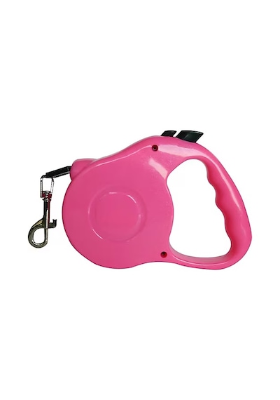 Karamel Pet Otomatik Köpek Gezdirme Tasması Xs 3 Metre 12 Kg Pembe Çok Renkli