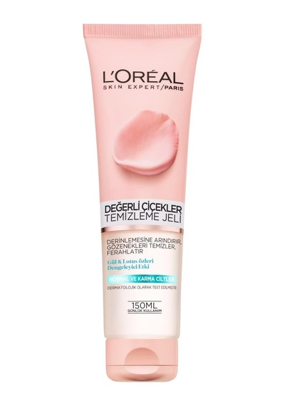 L'oréal Paris Değerli Çiçekler Temizleme Jeli Normal Ve Karma Ciltler 150 Ml