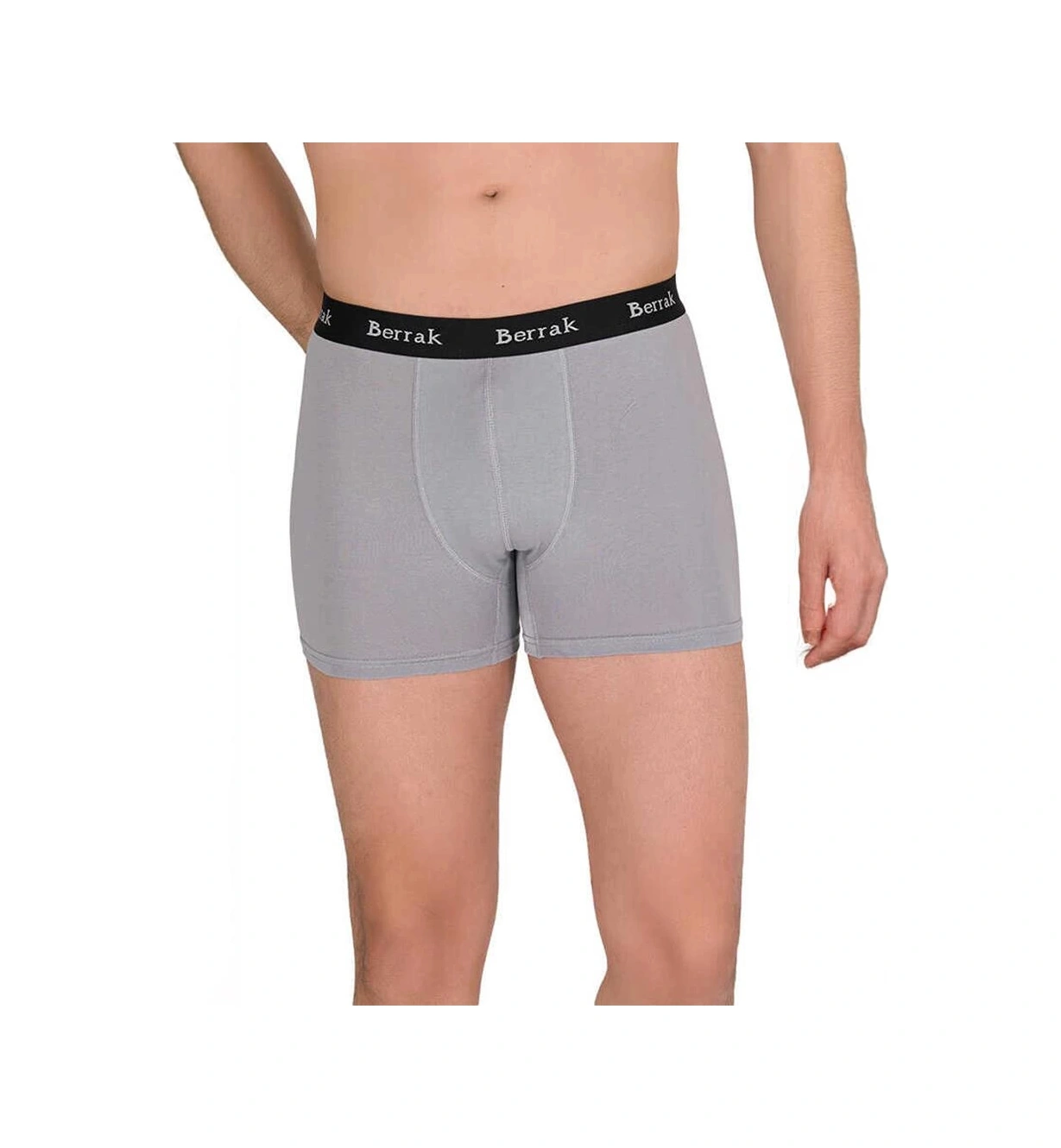 Berrak 4476 Modal Likralı Esnek Erkek Boxer Kırmızı